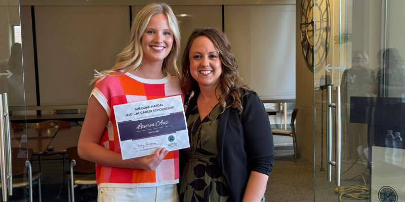 Sheridan Hafdal-Scholarship Recipient